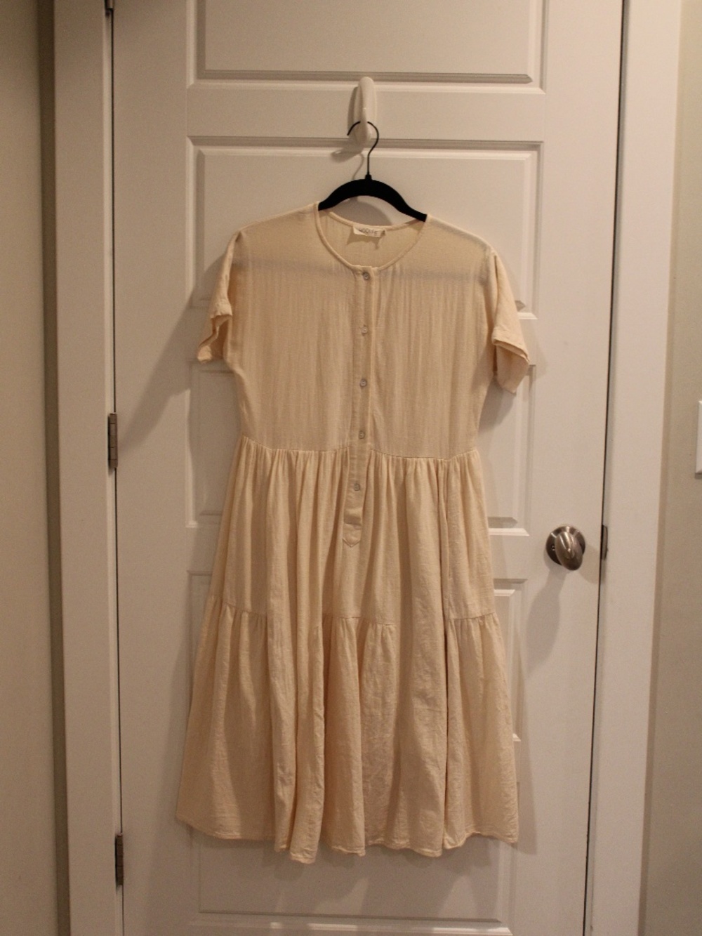 Cream Midi Dress